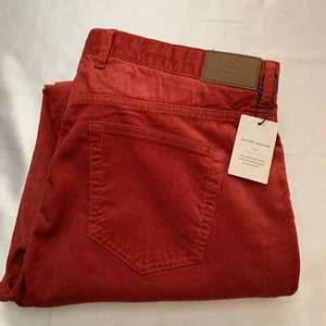 Peter Millar Pants Mens 38x35 Superior Soft Corduroy Spice MF22B29 New NWT $165 - Picture 1 of 12