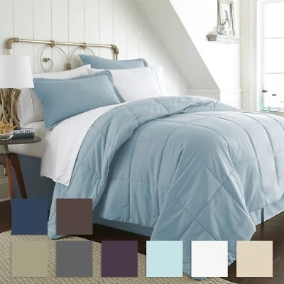 Kaycie Gray Hotel Collection Calidad Premium 8 Piezas Cama en Bolsa - ¡8 Colores! Foto 1 de 4