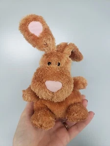 Bolsa de frijoles de peluche Russ Berrie marrón para perro cachorro de 5" animal de peluche - Imagen 1 de 7
