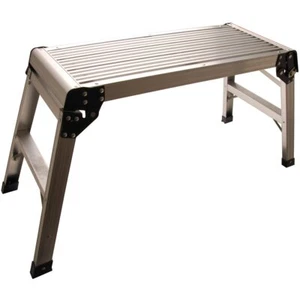 BGS 8366 Arbeitspodest faltbar mit Trittstufe 100 kg Tragfähigkeit 760x300x495mm - Bild 1 von 1