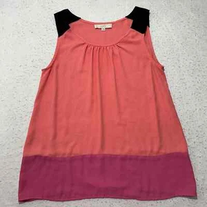 Ann Taylor Loft Women's Medium Sleeveless Lightweight Pullover Tank Top Hot Pink - Picture 1 of 12