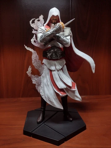 Assassins Creed Ezio Statue - Animus Collection Master Assassin Ezio 1/8 Scale Cover
