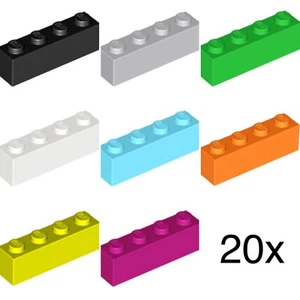 LEGO NUEVO 1x4 Lote de Ladrillos - Elige Tus Colores - 20 PIEZAS - Artículo Nº 3010 - Imagen 1 de 9