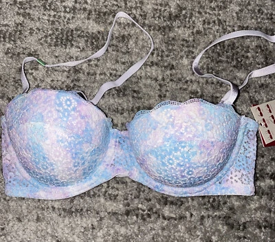 Sujetador convertible SO 32B de elevación suave 9 formas de usar púrpura nuevo Foto 1 de 3