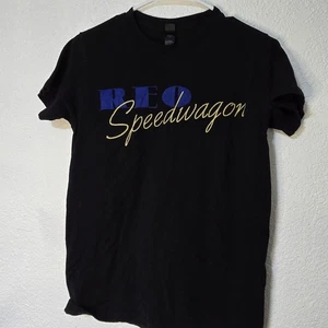 Camisa REO Speedwagon Para Hombres Pequeña Banda Negra Camiseta Estilo Vintage 18 Concierto Rock - Imagen 1 de 10