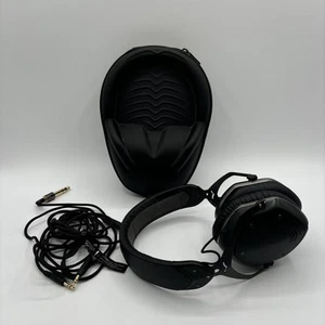 Auriculares DJ V-MODA Crossfade Lp2 negros y cromados NEGROS PROBADOS sobre la oreja - Imagen 1 de 17
