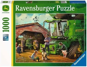 Ravensburger John Deere Then & Now 1000 Piece Puzzle - Picture 1 of 4