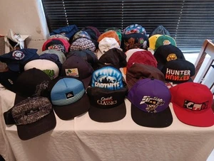 Hat Lot Snapback Star Wars Ecko Phat Farm Y2K Nike Lion King Zelda Lot 35 Hats - Picture 1 of 23