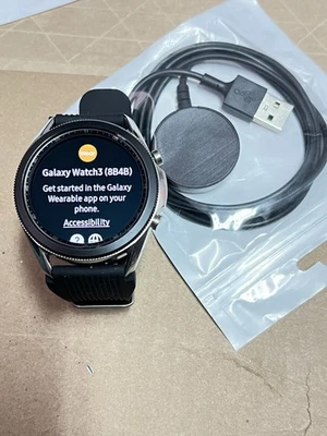 Samsung Galaxy Watch3 SM-R840 45mm Stainless Steel Smartwatch Bluetooth GPS - Image 1 of 4
