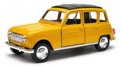 Welly Renault 4 Yellow 1:34 1:39 Scales 4.5 Inch Car US IMPORT DUTIES PAID - Image 1 of 4