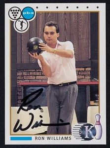 Ron Williams Signed 1990 Kingpins Bowling Card #48 - PBA Bowler Auto - Picture 1 of 2
