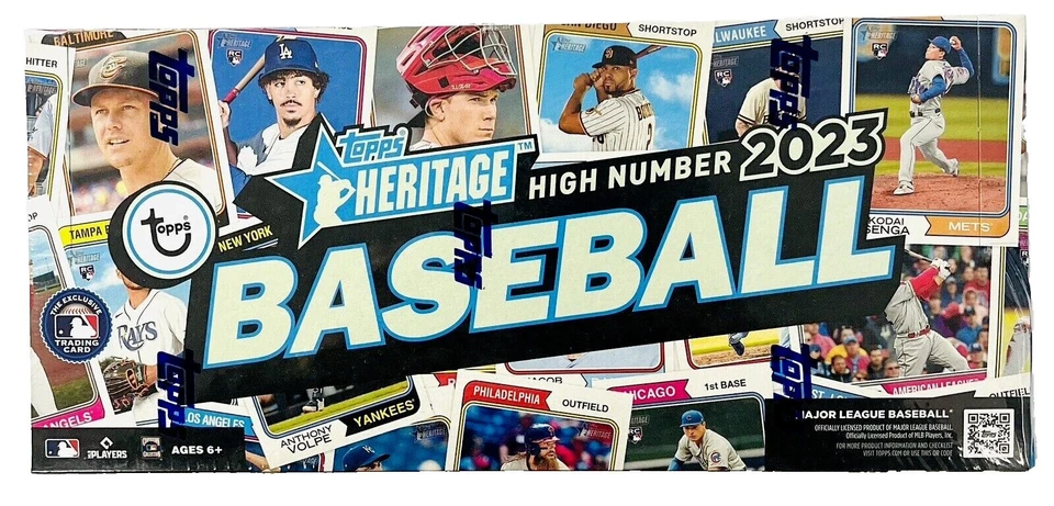 2023 Topps Heritage High # Hobby Baseball Factory Sealed Unopened Box ~ 24 Packs - Image 1 of 1