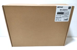 BUFFALO Layer 2 Giga Smart Switch 16 Port BS-GS2016 Netzwerk Schwarz aus Japan - Bild 1 von 14