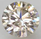 0.21 Carat TTL Brown VVS2 Round Brilliant Enhanced Natural Diamond 3.68m W VIDEO