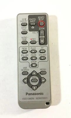 Genuine Panasonic N2QAEC000021 Video Camera Remote Control - Image 1 of 3