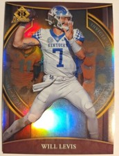 2022 Bowman University Chrome Football Will Levis Bowman Invicta Kentucky