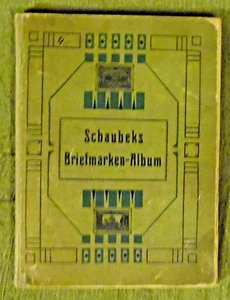 Schaubeks Briefmarken-Album , von ca 1913 , ohne Briefmarken - Imagen 1 de 14