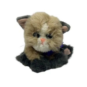 Tyco Kitty Kitty Baby Kittens Beige White Gray Paw Ear Purple Bow Vintage 1995 - Picture 1 of 7