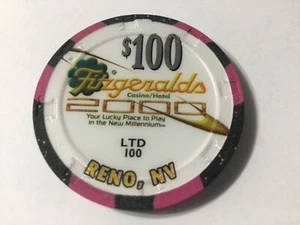$100 Fitzgerald’s, Millennium, Reno, NV - Picture 1 of 2