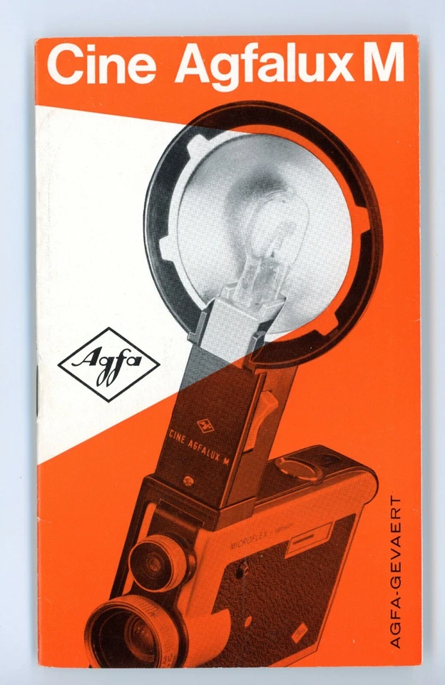 AGFA Bedienungsanleitung CINE AGFALUX M Schmalfilmleuchte Manual Anleitung Y2672 - Bild 1 von 1