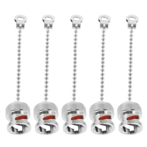 5 Pcs Dust Cap Caps with Chain Protective Terminal Connectors - Zdjęcie 1 z 12