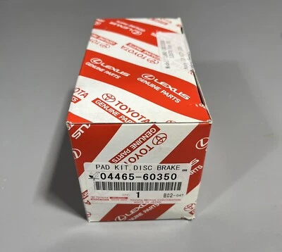 Genuine Lexus LX570 Land Cruiser Tundra Sequoia Front Brake Pads 04465-60350 OEM - Image 1 of 4