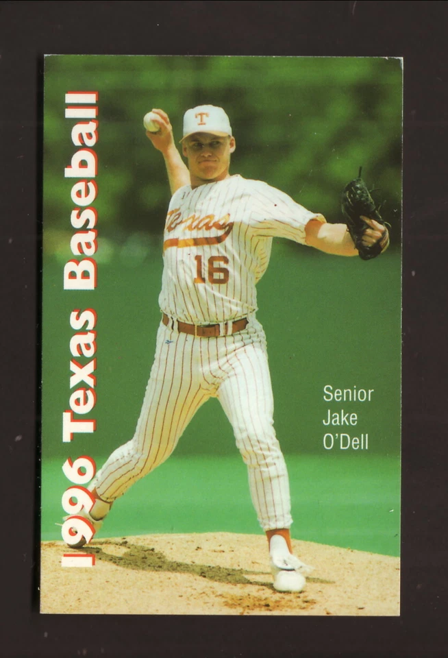 Texas Longhorns--1996 Baseball Pocket Schedule--Taco Bell - Image 1 of 1