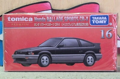 TOMICA PREMIUM #16 HONDA BALLADE SPORTS CR-X [LIMITADO] ESCALA 1:60 ¡¡STOCK EN ESTADOS UNIDOS!!! Foto 1 de 4
