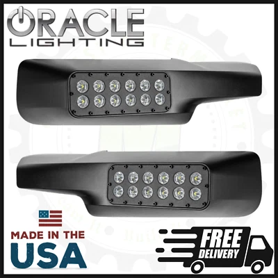 Luces de zanja de espejo lateral todo terreno LED ORACLE | Se adapta a remolque Ram 10-22 1500 2500 3500 Foto 1 de 4