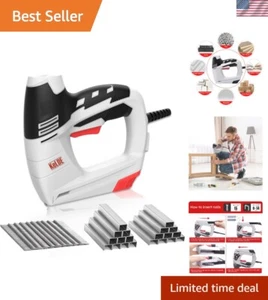 4-in-1 Electric Staple/Nail Gun, Lightweight, Safety Features, DIY Projects - Picture 1 of 11