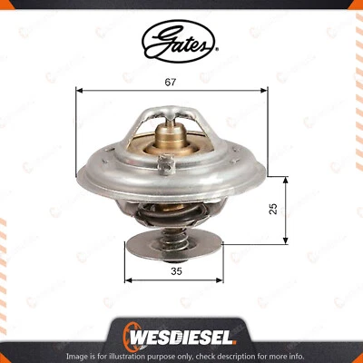 Gates Coolant Thermostat + Gaskets & Seals fits Jaguar XJ X300 X330 9JPFRB 4.0L - image 1 of 2