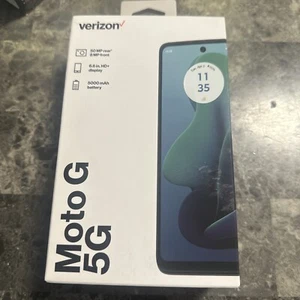 Motorola Moto G 5G 2024 128GB 4GB RAM Smartphone Sage Green Prepaid Verizon - Zdjęcie 1 z 6