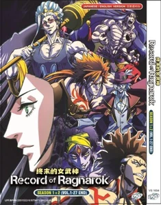 Anime DVD Record Of Ragnarok TV Series Season 1+2 Vol.1-27 End English Dubbed - Picture 1 of 4