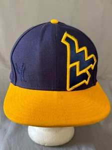 EXC 7 3/8 WVU WEST VIRGINIA UNIVERSITY MOUNTAINEERS FITTED BASEBALL CAP NEW ERA - Picture 1 of 6
