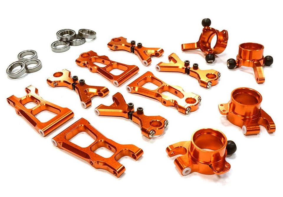 Billet Machined Suspension Kit for HPI 1/10 Scale E10 On-Road - Image 1 of 1