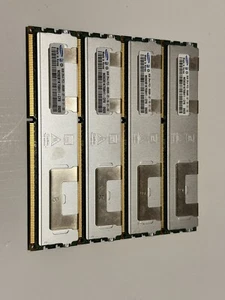 Lot of4 Samsung 8GB 2Rx4 PC3-8500R DDR3-1066MHz ECC REG M393B1K70BH1 32GB - Picture 1 of 2