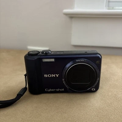 Sony Cyber-shot DSC-H70 16.1MP 10x Optical Zoom Digital Camera - blue untested - Image 1 of 4