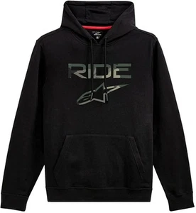 Alpinestars Men's Ride 2.0 Camo Long Sleeve Hoodie Black Small - Picture 1 of 4