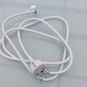 Genuine EU Europe Plug Apple MacBook Charger Power Adapter Extension Cable Lead - Picture 1 of 3