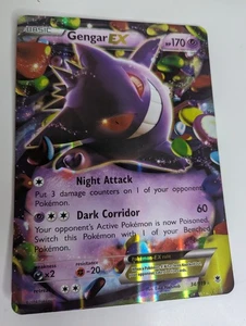 2014 Pokemon XY Phantom Forces Gengar EX Jumbo Promos #34/119 - Picture 1 of 6
