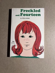 FRECKLED AND FOURTEEN von Viola Rowe Vintage 1969 Scholastic Taschenbuch TEEN YA - Bild 1 von 3