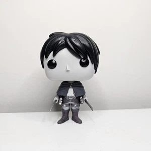 Eren Jaeger #20 Funko Pop Vinyl Figure Attack On Titan Black & White Out of Box - Picture 1 of 7