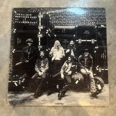 Allman Brothers группы на Fillmore East винил 1971 розовый ярлык двойной LP SD2-802 - Изображение 1 из 4