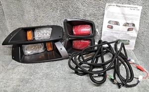 Golf Cart LED Light Kit Headlight Taillight EZGO TXT 1995-2013 Street Legal Set - Picture 1 of 20