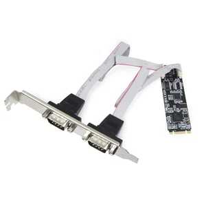 RS-232 + RS-422/485 DB9 szeregowa karta kontrolera M.2 B+M - SI-ADA15070 - Zdjęcie 1 z 5