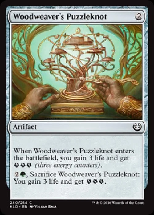Woodweaver's Puzzleknot -Foil Light Play MTG Kaladesh - Image 1 of 1