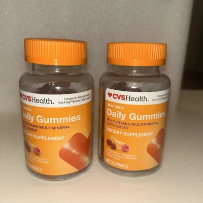 Lote de 2 gomitas múltiples diarias CVS Health ~ para mujer - 160 gomitas ~ caducidad 03/2026  Foto 1 de 4