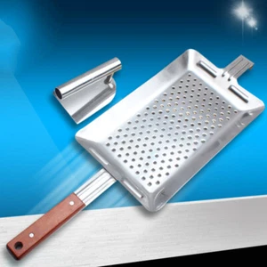 2 -piece Zusammenklappbar Spätzlebrett Mit Nudelholz Pressvorrichtung - Bild 1 von 18