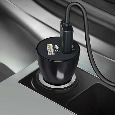 Carregador de carro rápido ROVE sobressalente 4.8 USB duplo para a câmera ROVE R3 Dash - Imagem 1 de 3