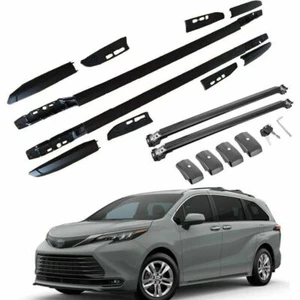 4Pcs Fits for 2021-2023Sienna  XL40 Roof Rail Racks Cross Bars Crossbars - Imagen 1 de 6